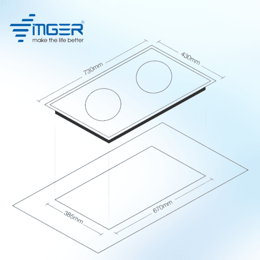 BẾP TỪ ĐÔI VINGER VG-266 MAX