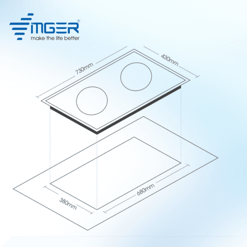 BẾP TỪ ĐÔI VINGER VG-286 CV