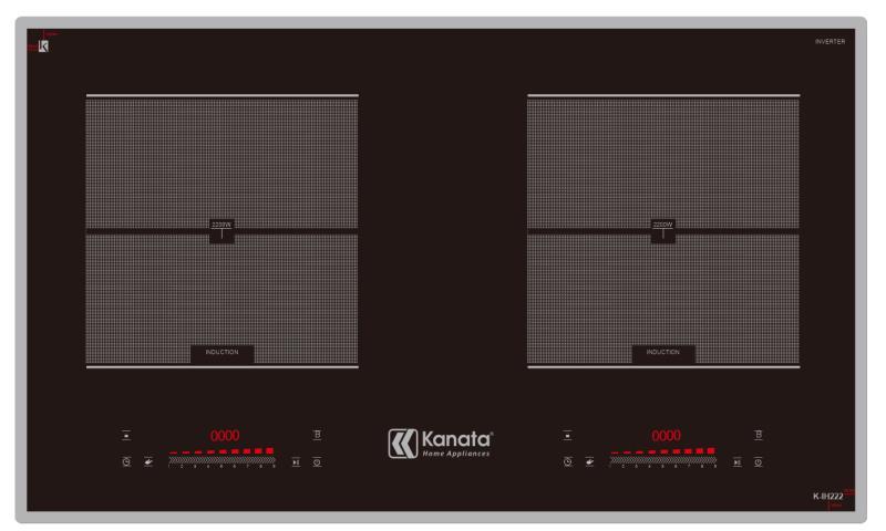 Bếp từ Kanata K-IH222 kết hợp đột phá giữa thiết kế sang trọng, công nghệ nấu nướng đỉnh cao và tiêu chuẩn an toàn vượt trội