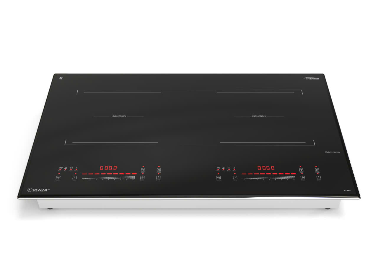 Bếp từ 2 vùng nấu Benza Bz-665