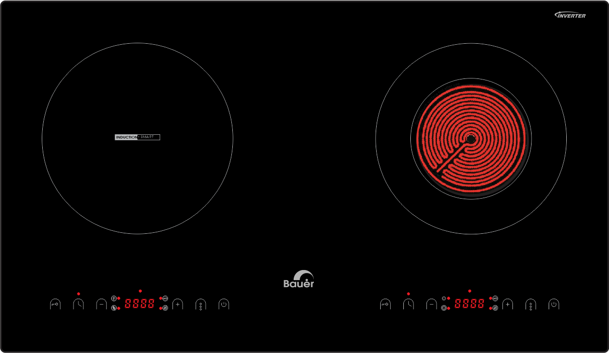Bếp điện từ đôi Bauer BE 326SES