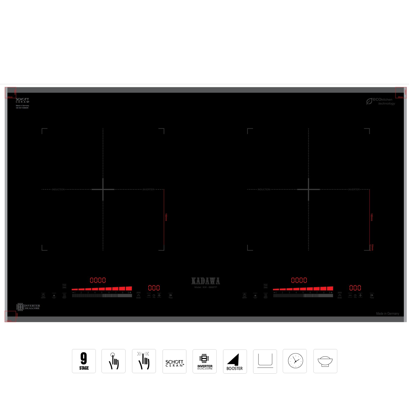 Bếp Từ KW-6868TP Serial 4.0
