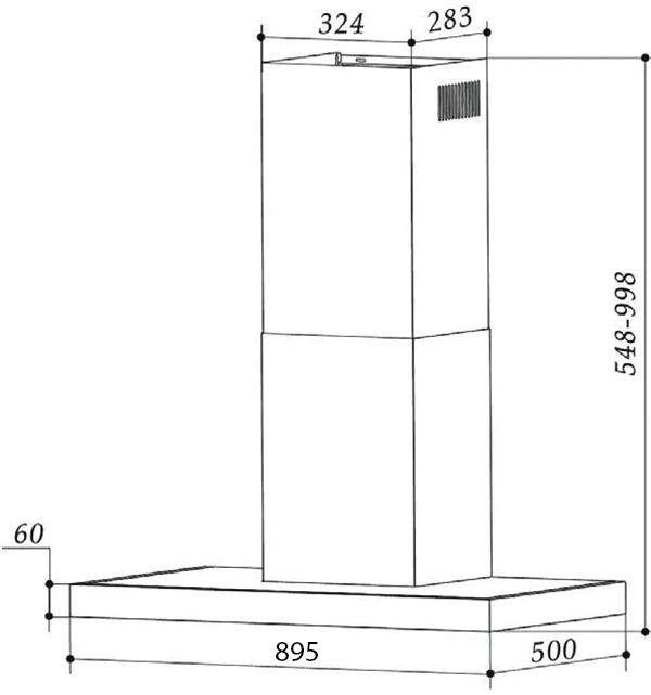 Máy hút mùi Eurogold EUH03190