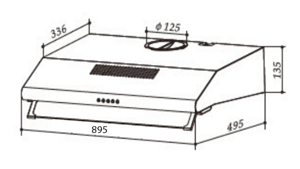Máy hút mùi Eurogold EUH04190