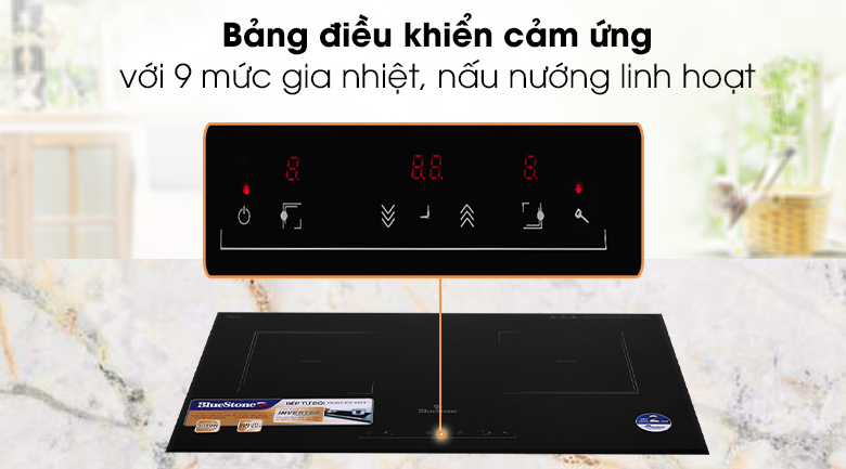 Bếp từ đôi Bluestone ICB-6833
