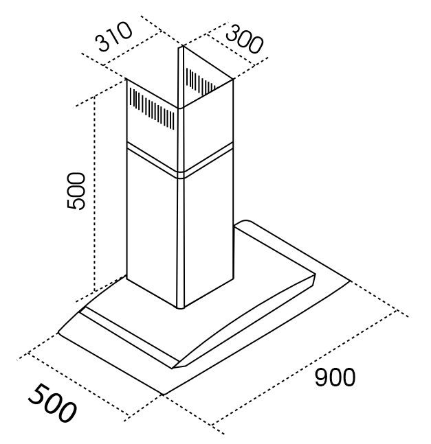 Máy hút mùi Dmestik TL 4290 DMK