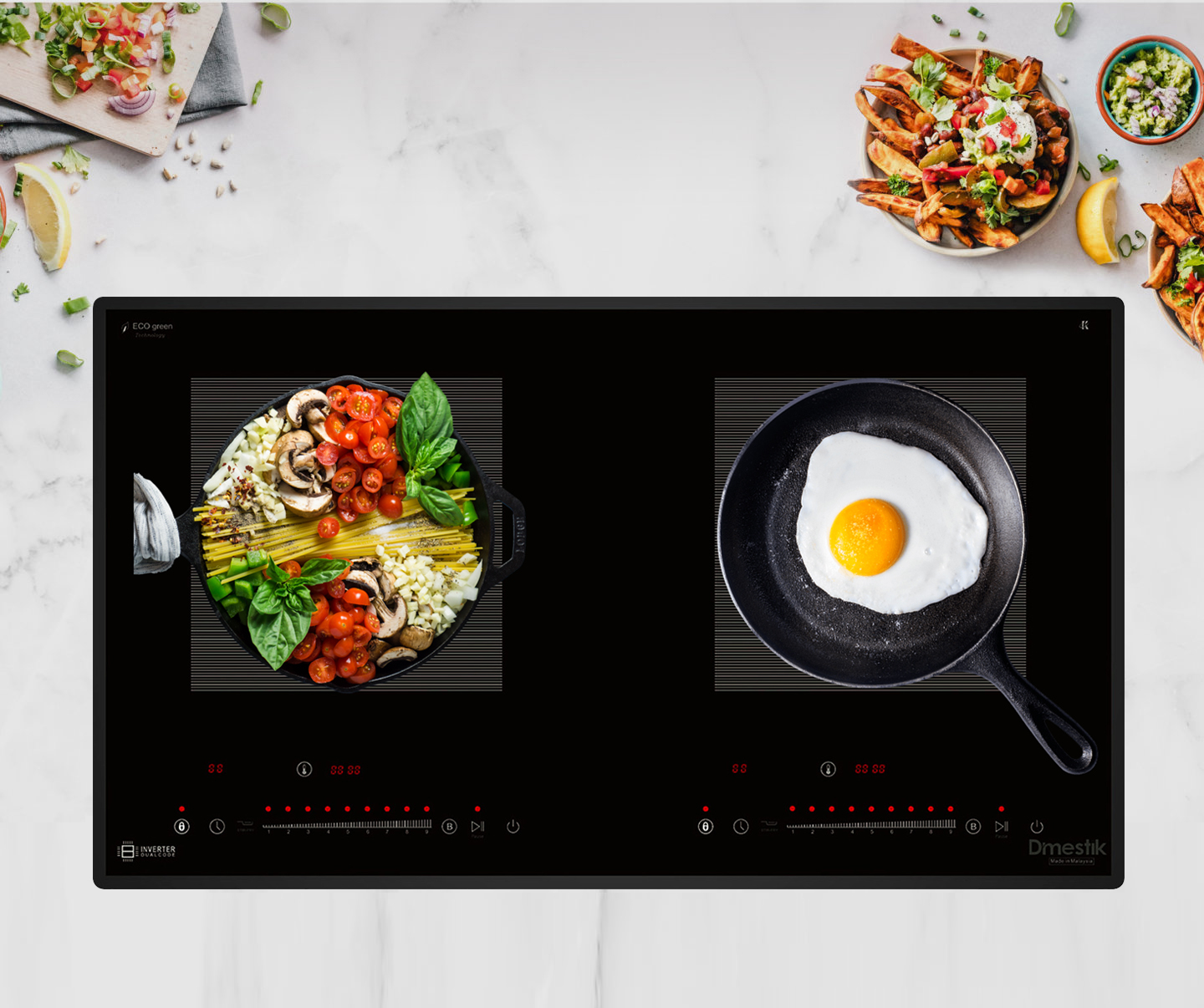 BẾP TỪ ĐÔI DMESTIK ML299DKI