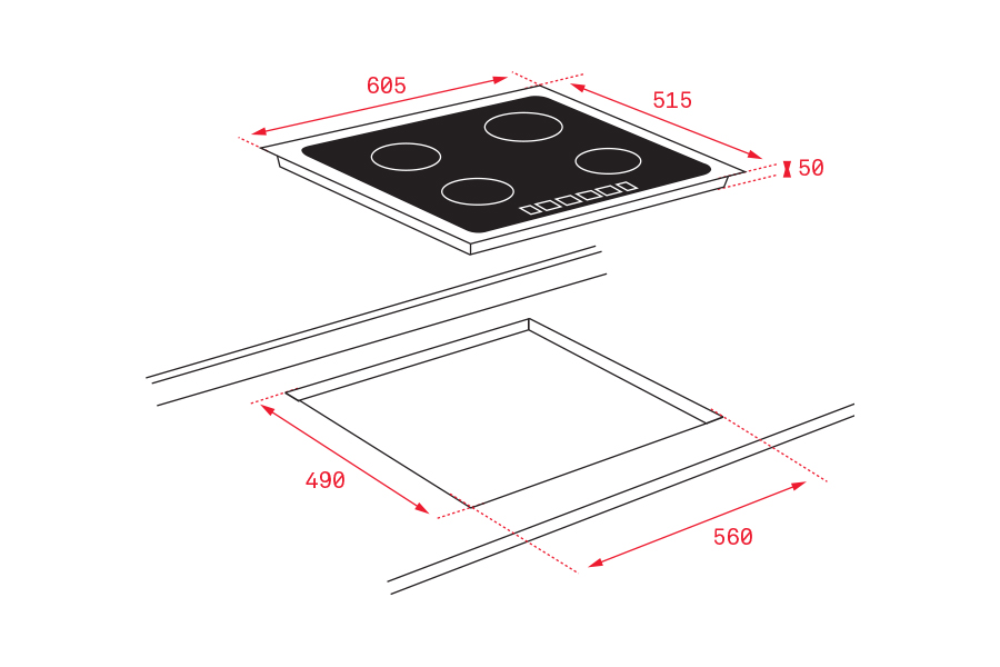 Bếp từ Teka IRS 641