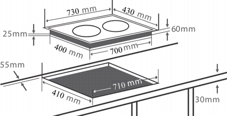 Bếp điện từ Chefs EH-MIX366