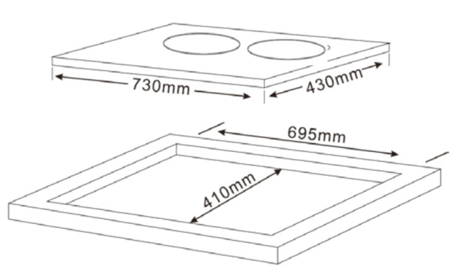BẾP ĐIỆN TỪ ĐÔI TEKA HIC 7322S