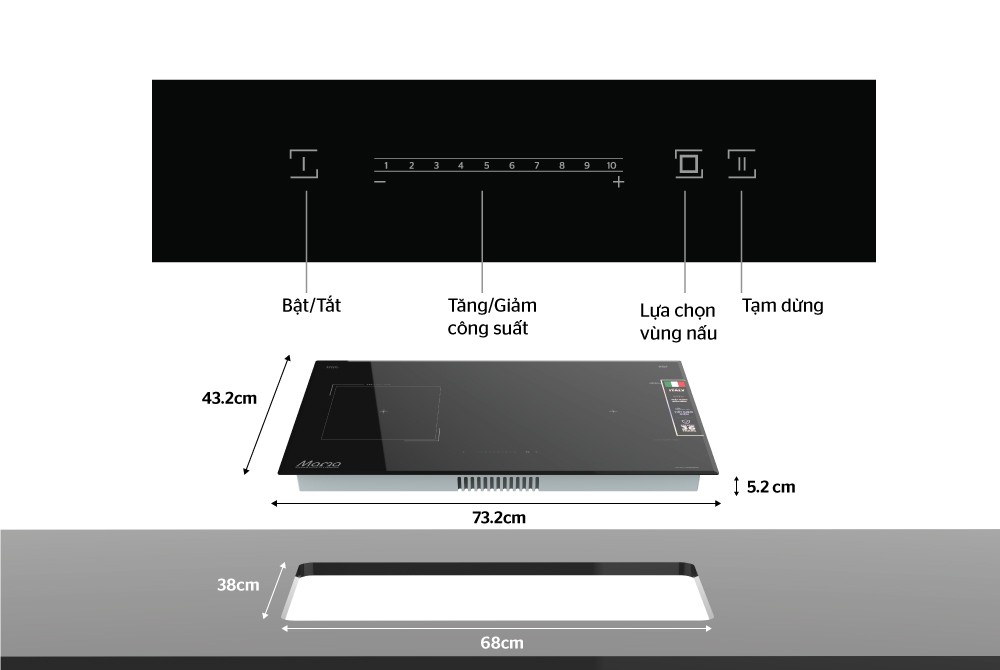 Bếp điện từ Sunhouse MAMA MMB9986