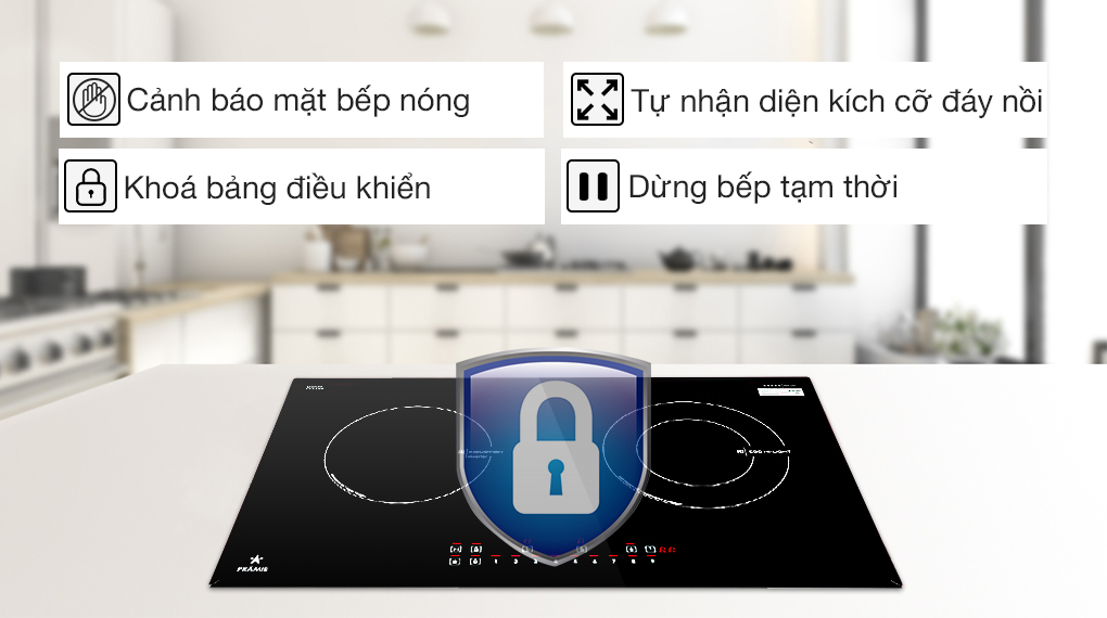 Bếp điện từ đôi Pramie PRTH 2101