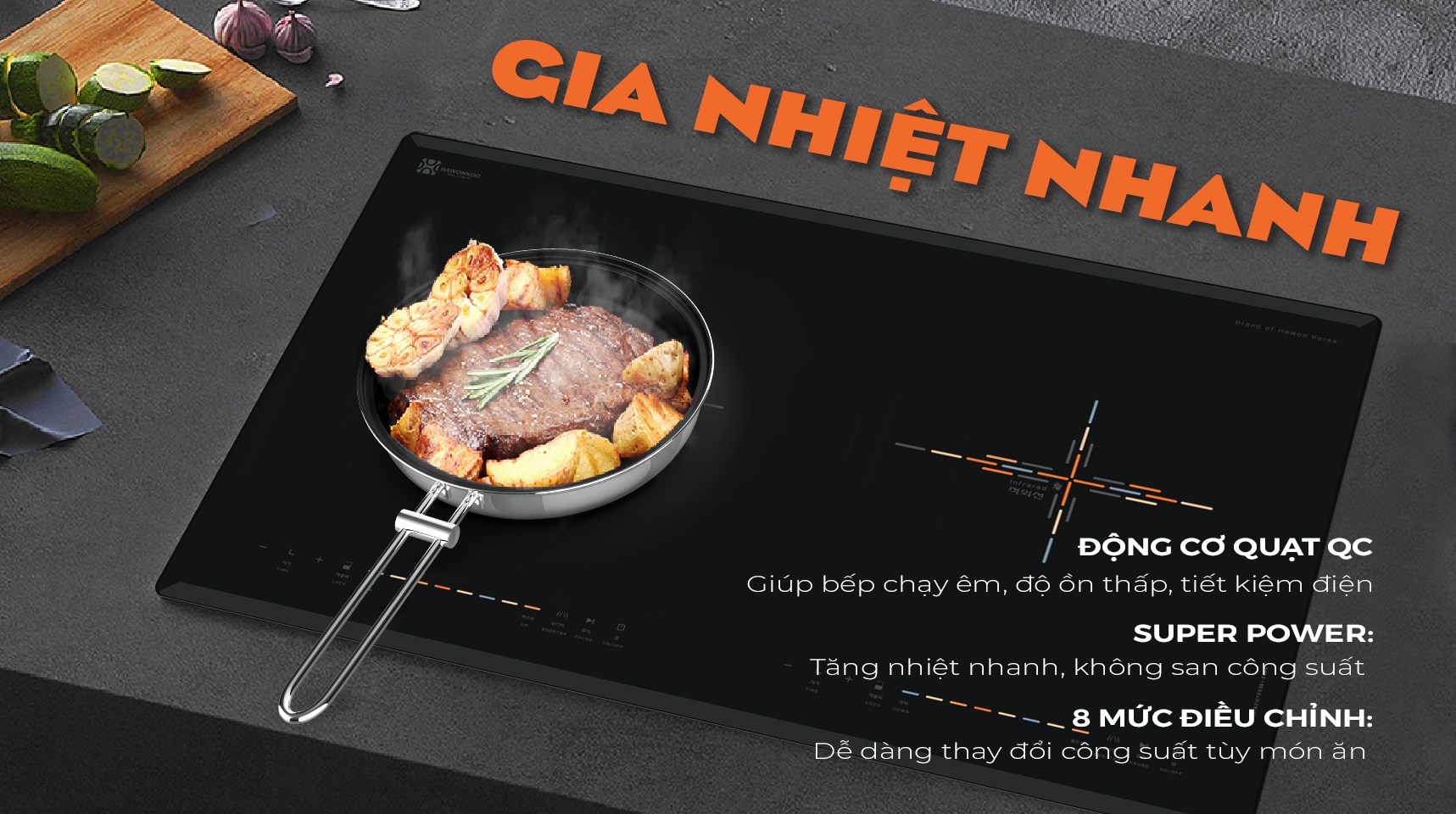 Bếp điện từ Hawonkoo CEH-223-IF