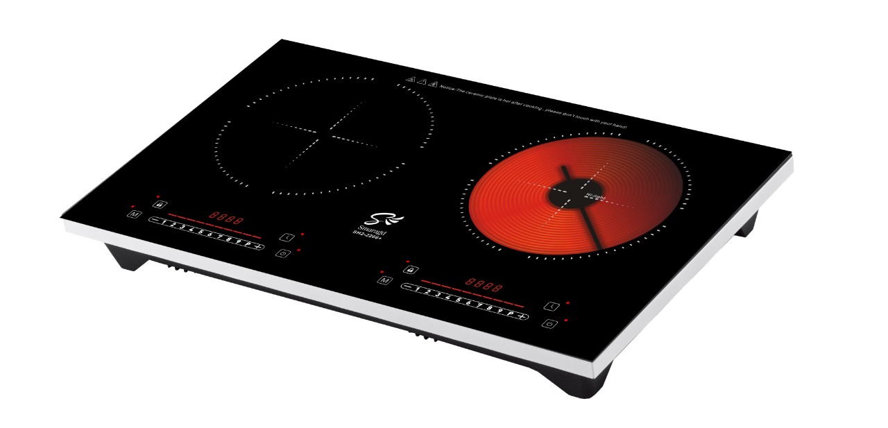 Bếp điện từ đôi Smaragd SH2-2266+