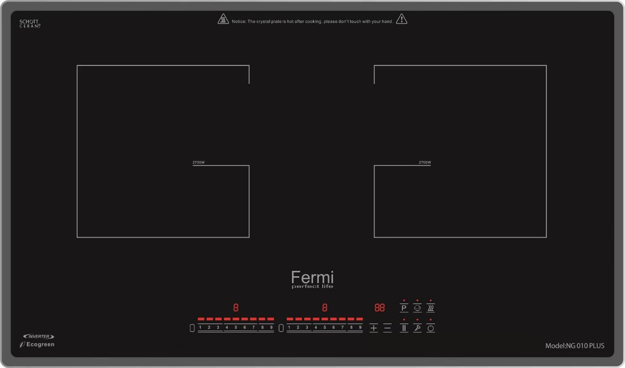 Bếp từ đôi Fermi NG 010 PLUS