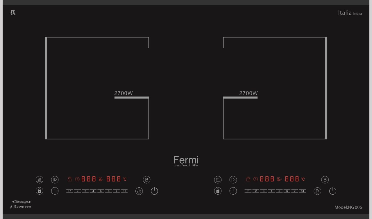 Bếp từ đôi Fermi NG 006