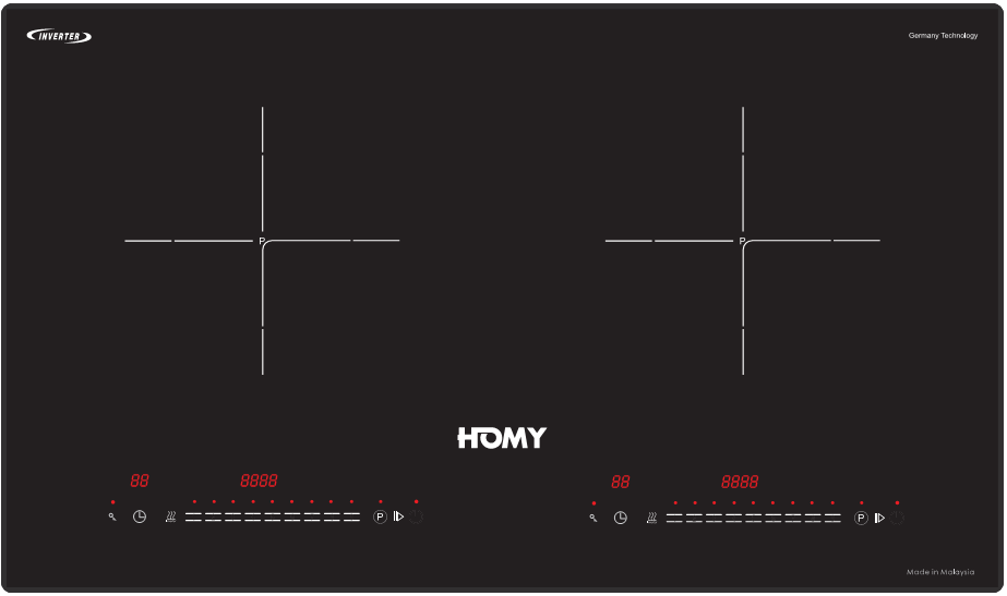 Bếp từ đôi HOMY HM-199