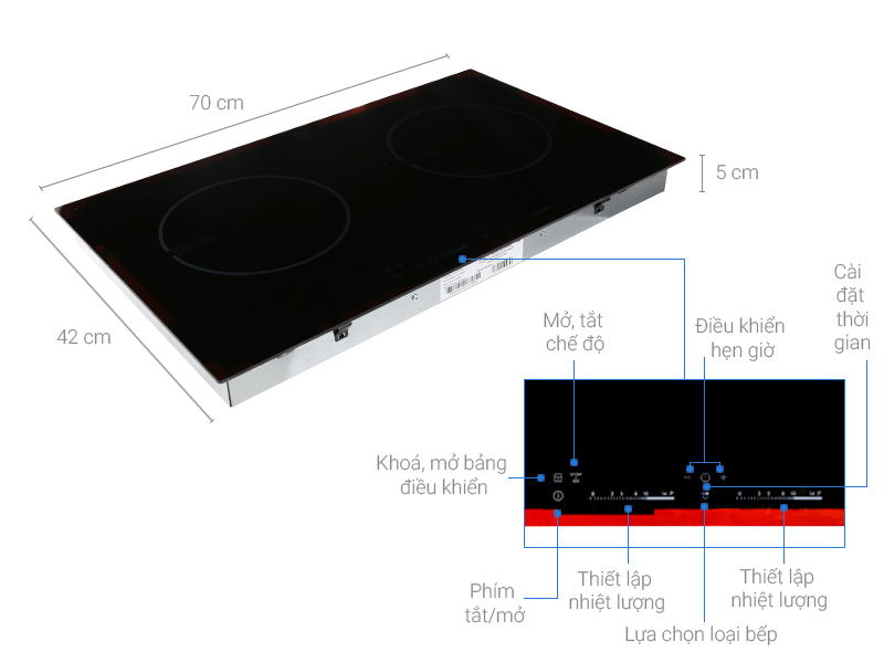 Bếp từ Electrolux EHI727BA