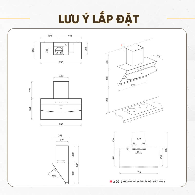 Máy hút mùi Enic MH05