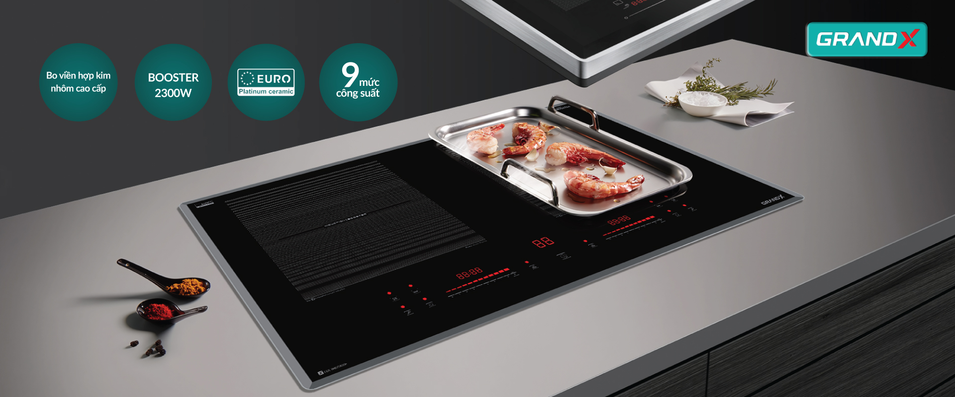 Bếp từ GRANDX GX IH658SE