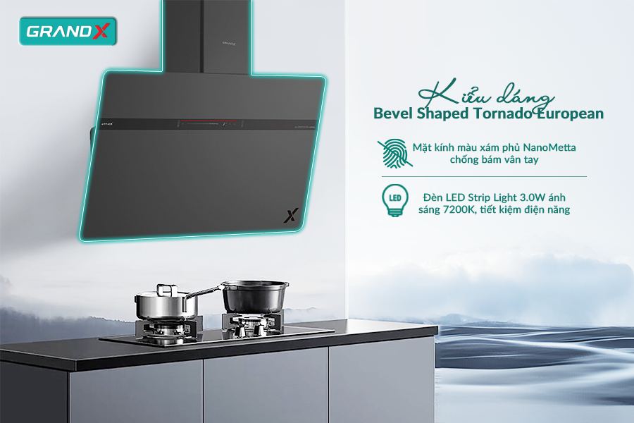 Máy hút mùi Grandx GX H70S86G