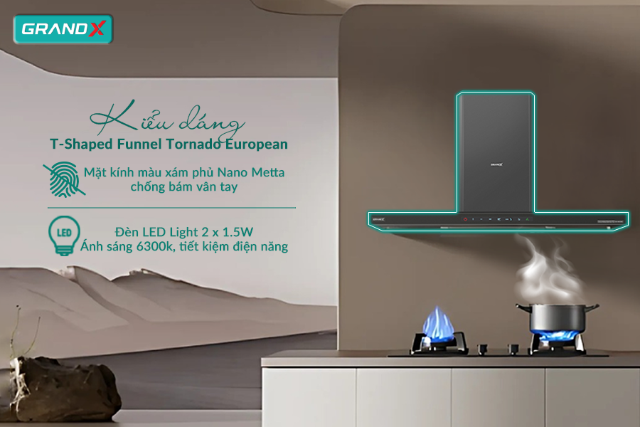 Máy hút mùi Grandx GX H70C69G / GX H70T69G