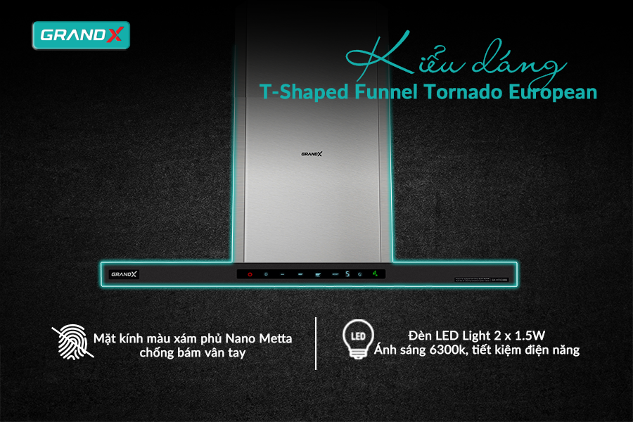 Máy hút mùi Grandx Gx H70C68B