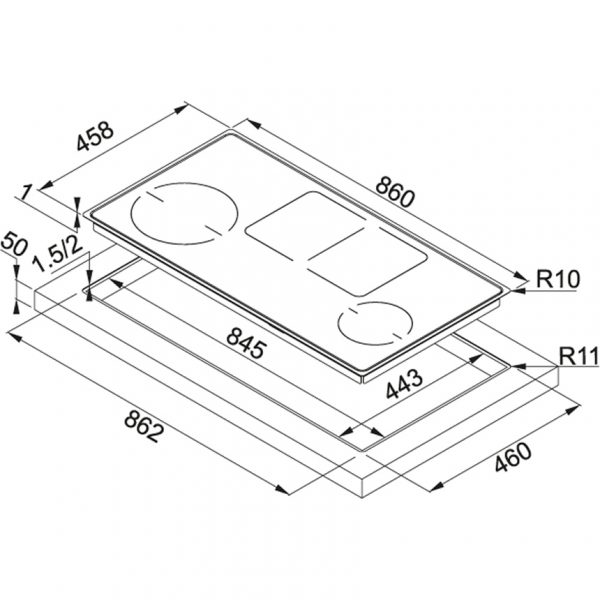 Bếp từ Franke FS 864 2I 1FLEX ST BK