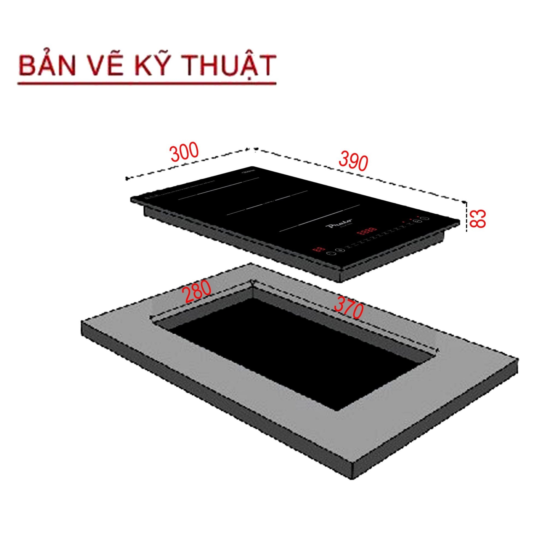 Bếp từ đơn Prato PT-1126.PLUS