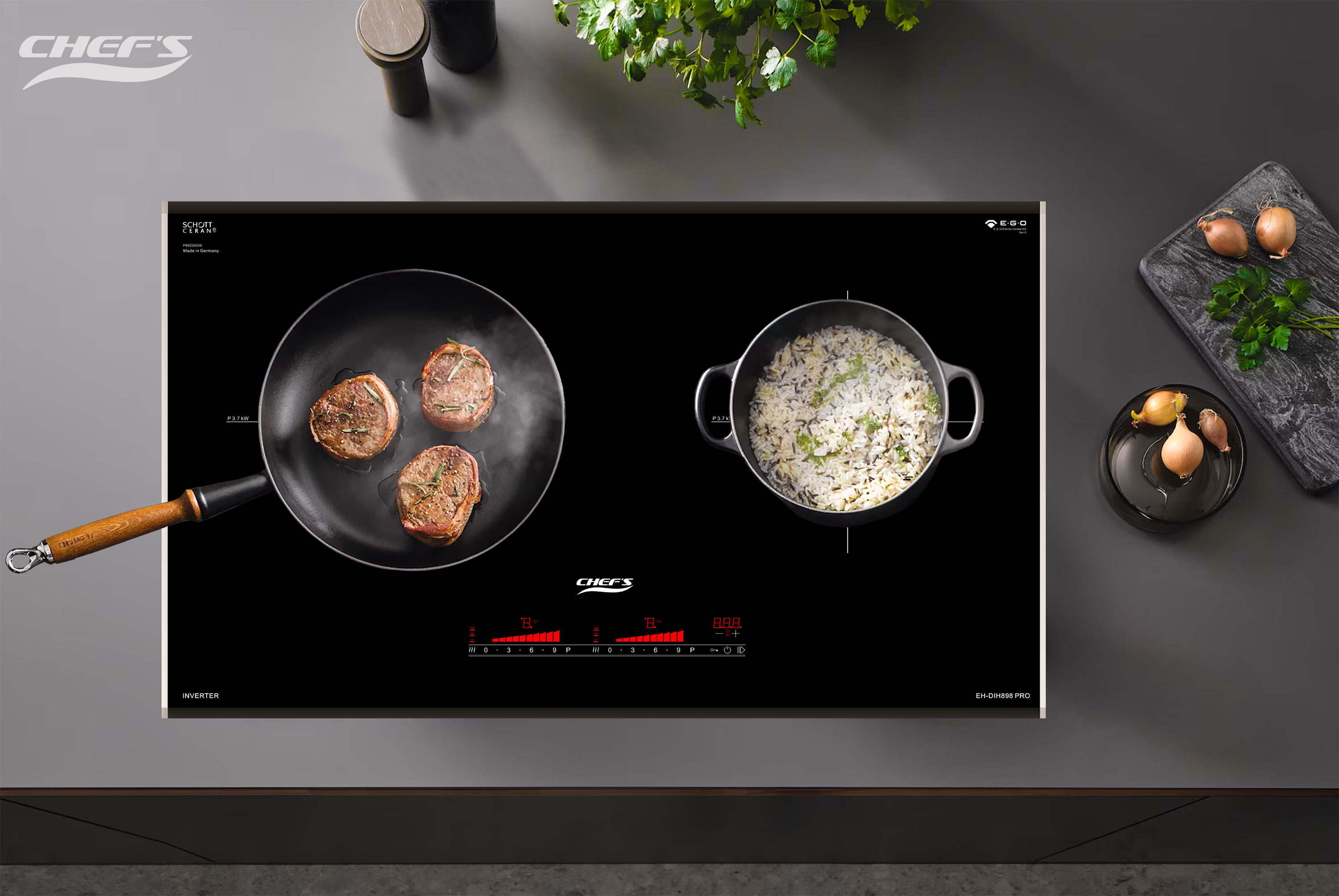 Bếp từ Chefs EH-DIH898 PRO có bền không?