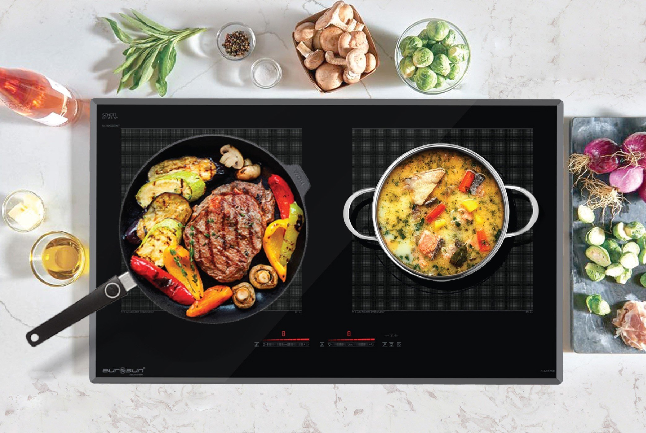 Bếp từ Eurosun EU-T875G có bền không?