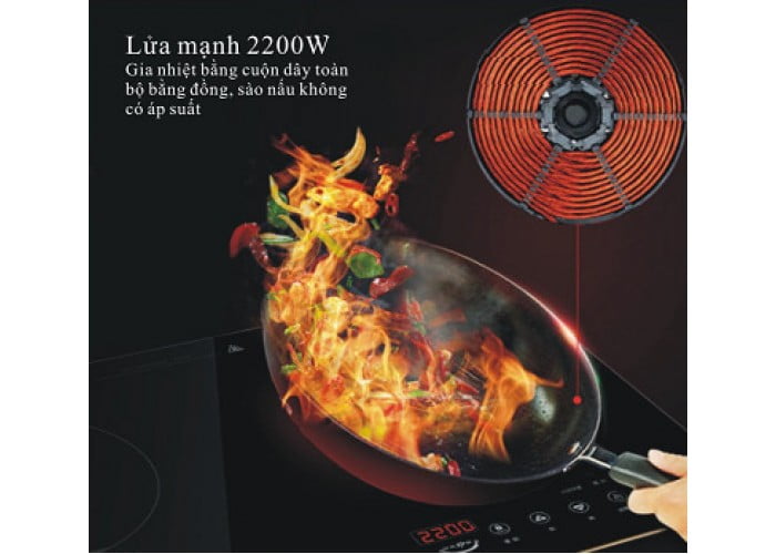 Bếp điện từ đôi Shimesi DCL – 109