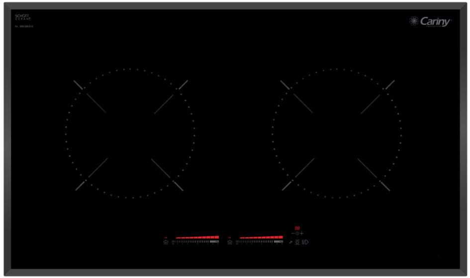 Bếp từ 2 vùng nấu CARINY C2AI-7645FLEX
