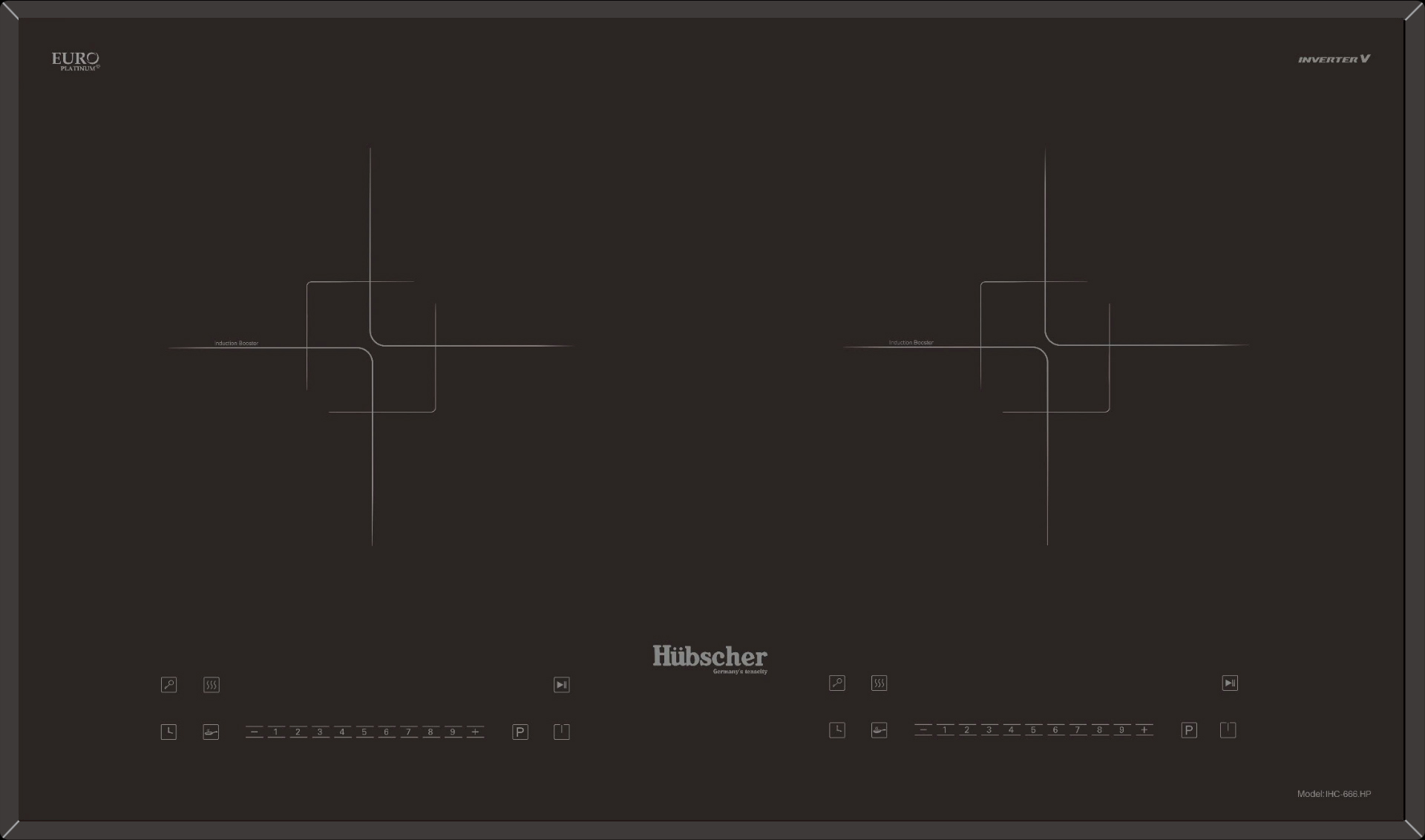 Bếp từ đôi Hubscher Model: IHC-666.HP