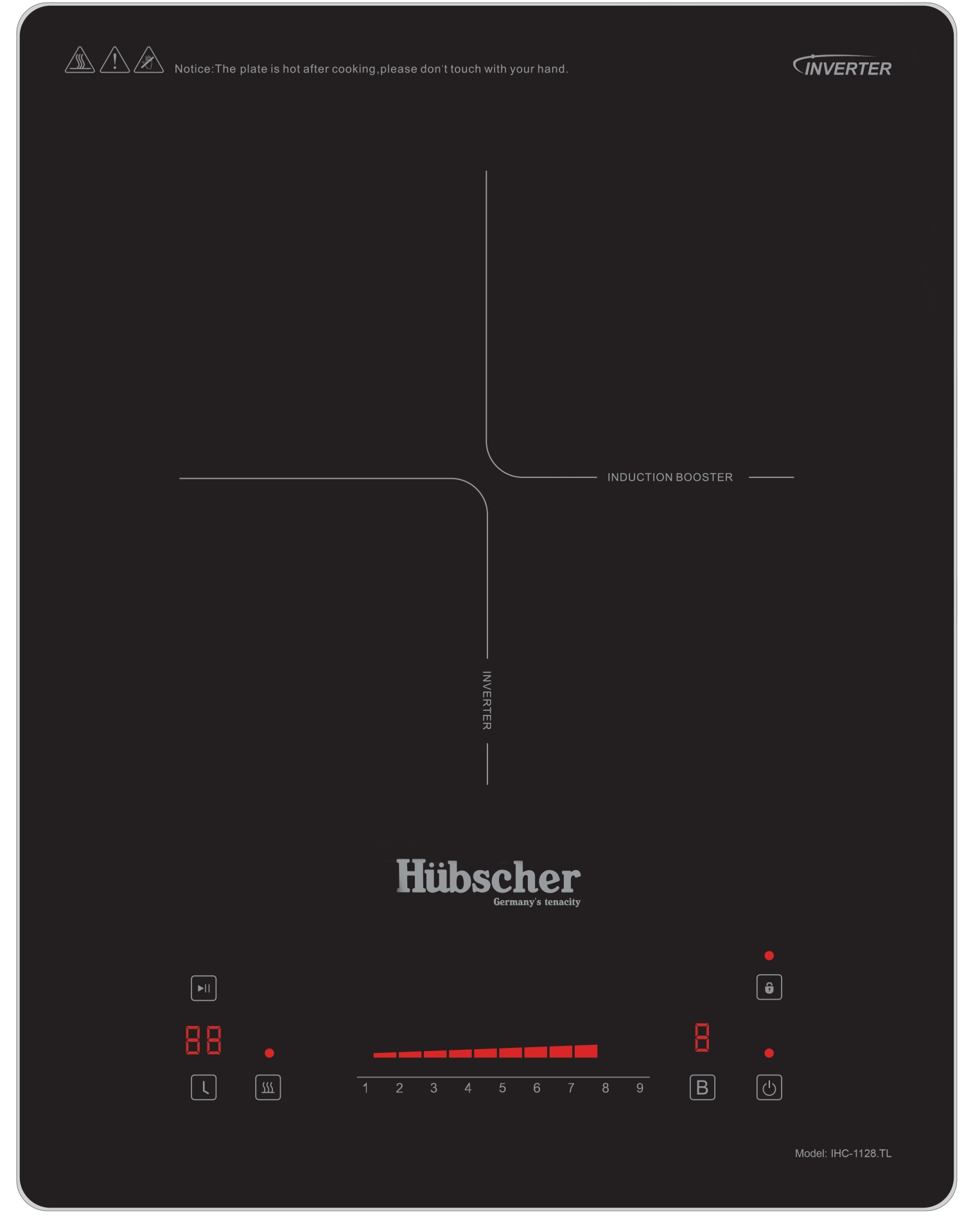 Bếp từ đơn Hubscher model: IHC-1128.TL