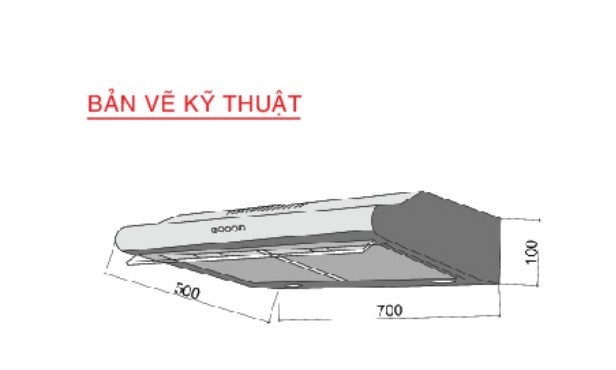 Máy hút mùi cổ điển Model: RHC-2214.PC70(phím cơ)
