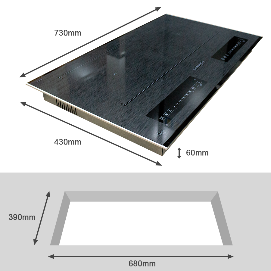 Bếp Điện Từ Đôi GERTECH GT-5202B