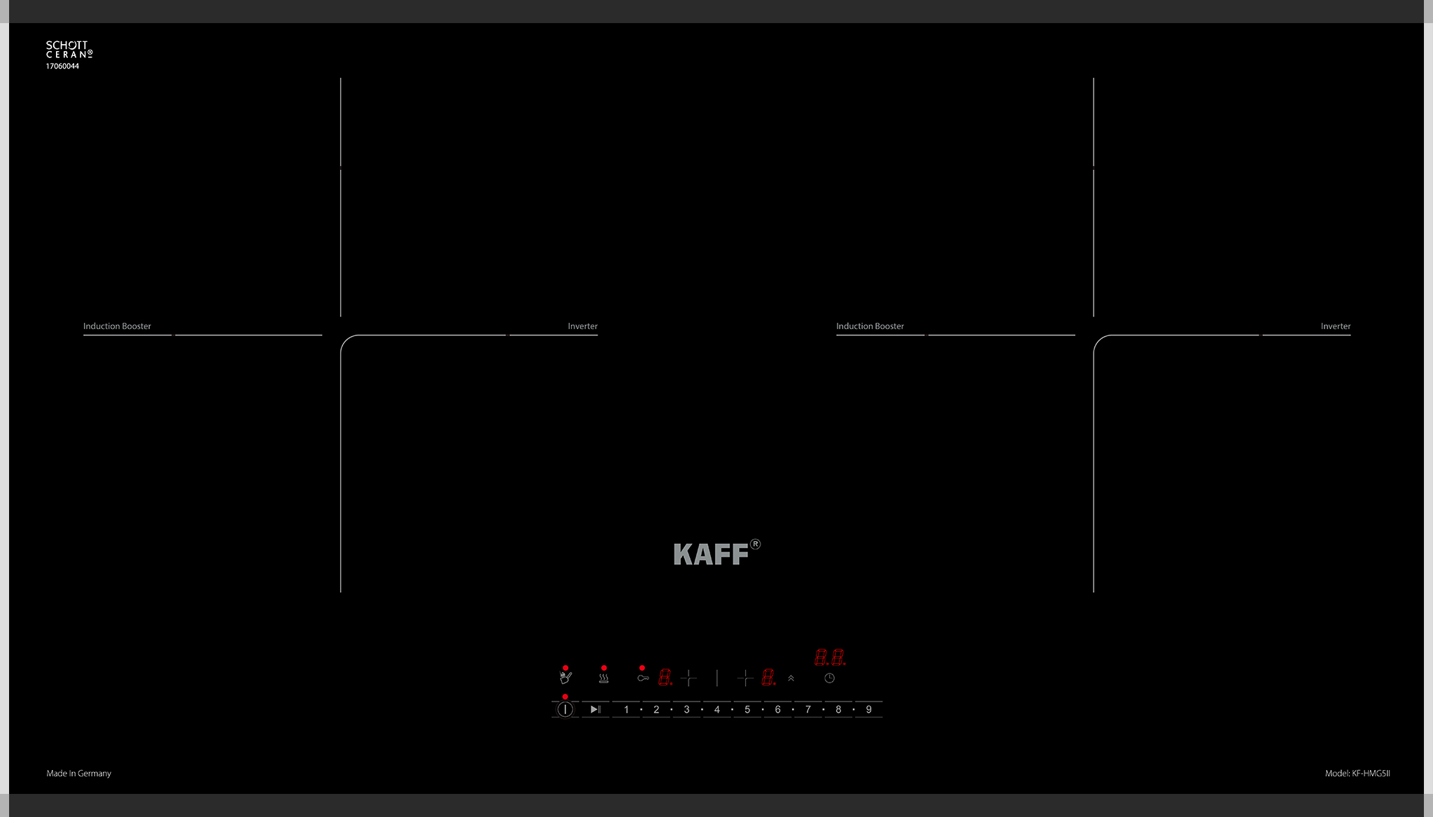 Bếp từ đôi Kaff KF-HGM5II