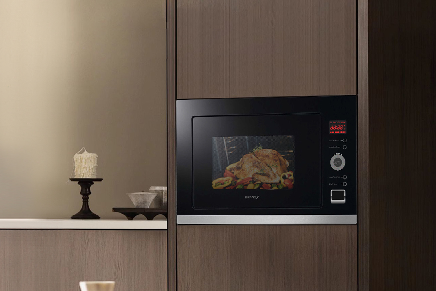 Lò nướng âm tủ tích hợp lò hấp,lò vi sóng và nồi chiên không dầu GrandX GX50MOS7