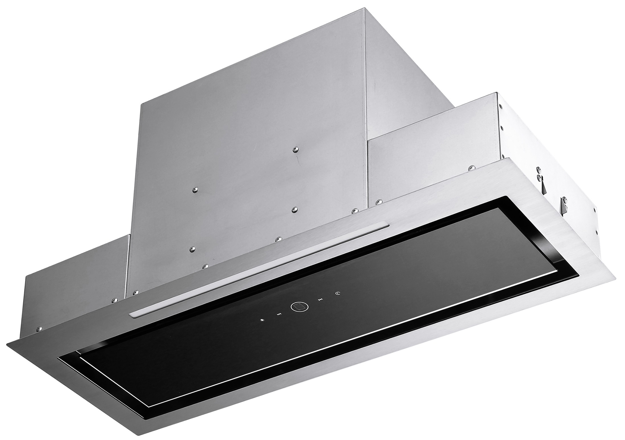 Máy hút mùi âm tủ toàn phần Kaff KF-BI90PR Công suất hút mùi mạnh mẽ giúp không gian nấu nướng sạch thoáng