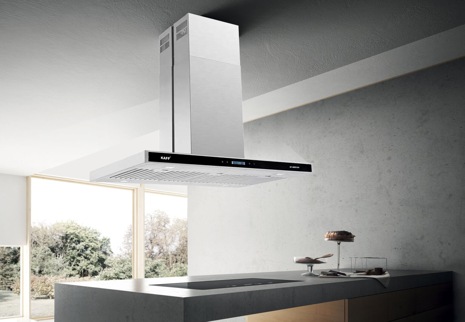 Máy hút mùi độc lập KAFF KF-IS991GH