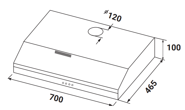 Máy hút mùi KAF KF- SL70KW / KF-SL70KB