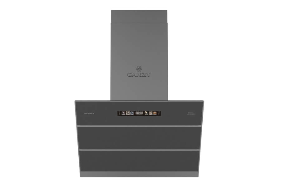 Máy hút mùi Kính Vát Canzy CZ-VDC ELITE sự kết hợp hoàn hảo giữa thiết kế kính vát tinh tế và công nghệ thông minh