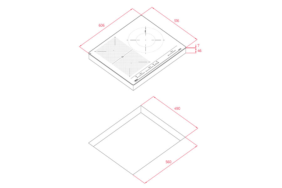 Bếp từ Teka IZF 65320 BK MSP