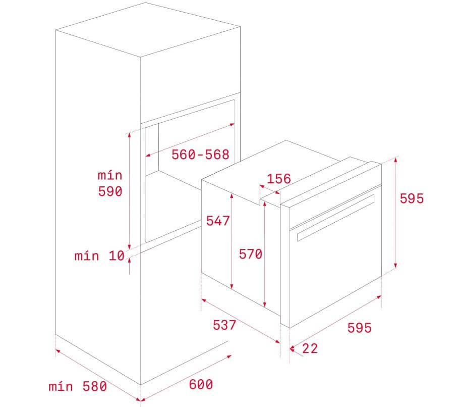 Lò nướng Teka Air Fry HLB 8416 BK
