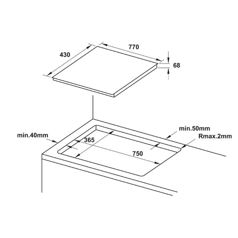 Bếp từ Hafele HC-IF77D 536.61.665