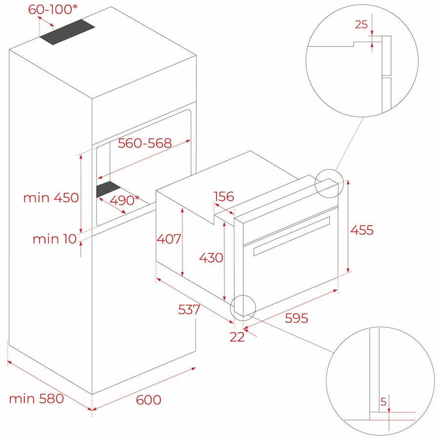 Lò hấp kết hợp nướng Teka HLC 8470 SC BK